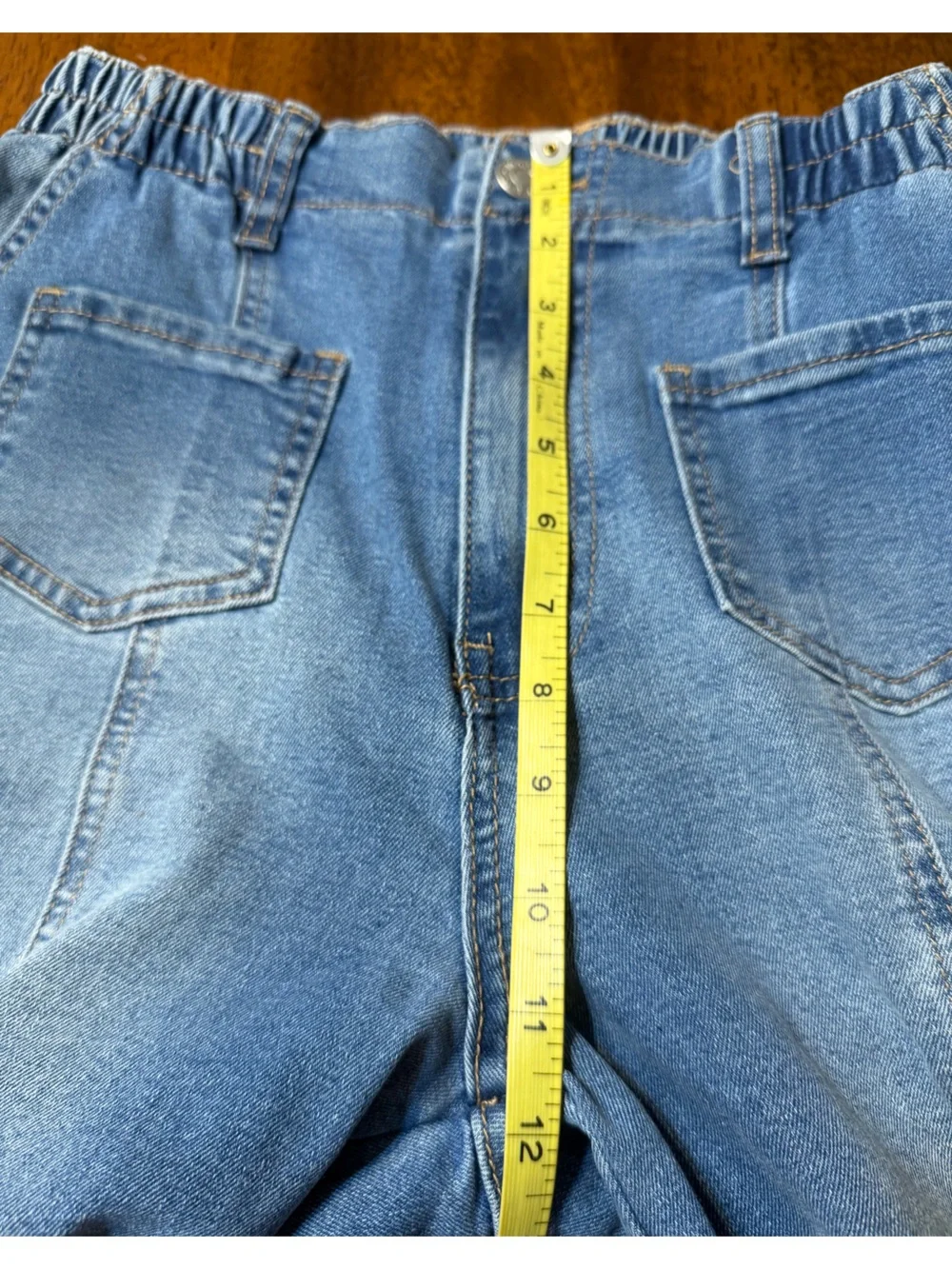 Madden NYC women’s cargo stretch high rise skater jeans size large 28” waist - Picture 11 of 16